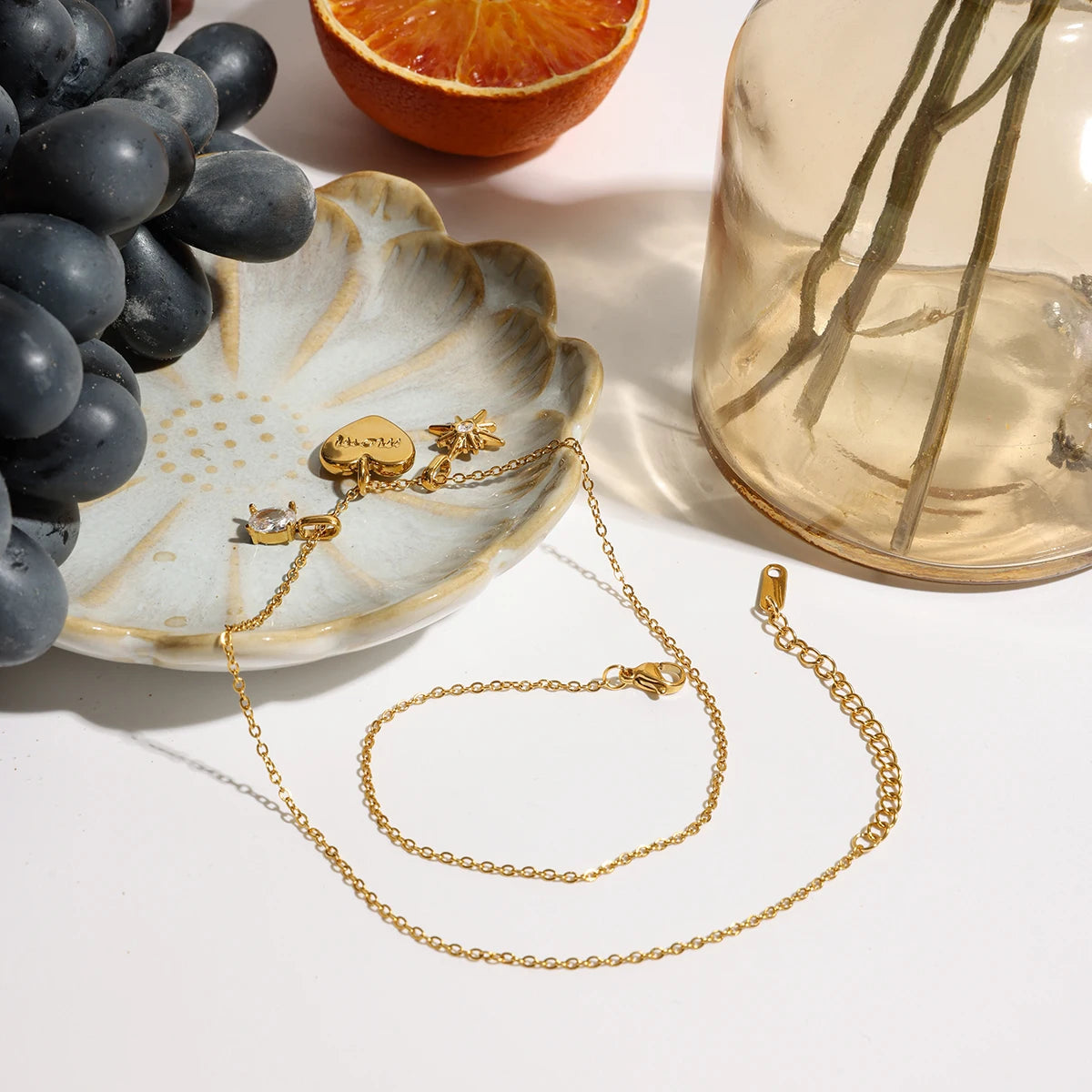 Exquisite "MOM" Heart Pendant Necklace
