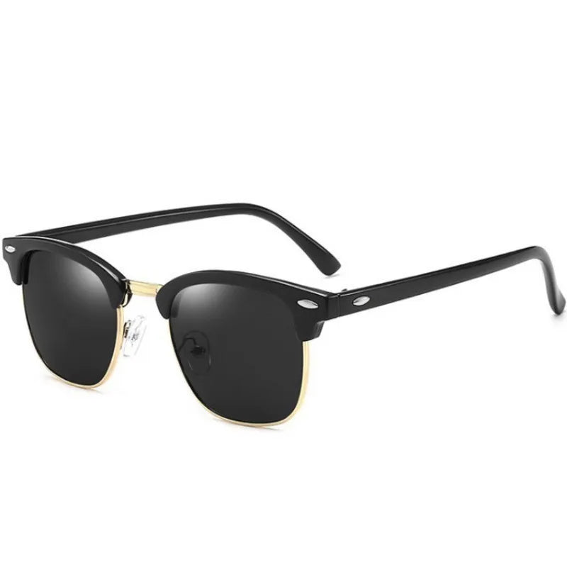 2025 New Style: 1PC Plastic Polarized Sunglasses, Unisex, Trendy, Versatile, Retro Style