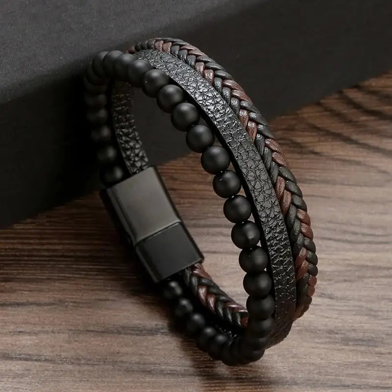 Men's Leather Bracelet