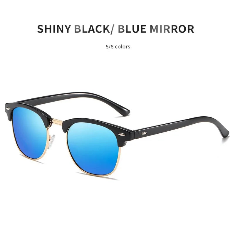 2025 New Style: 1PC Plastic Polarized Sunglasses, Unisex, Trendy, Versatile, Retro Style