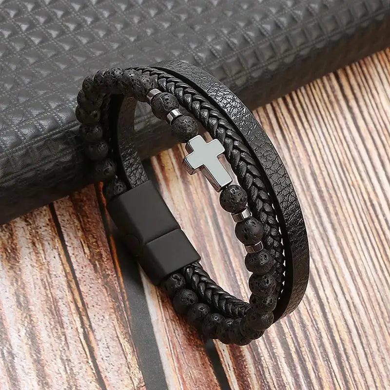 Men's Leather Bracelet