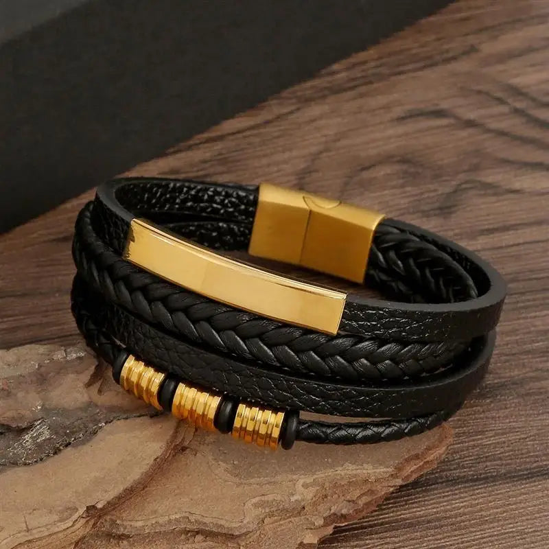 Men's Leather Bracelet