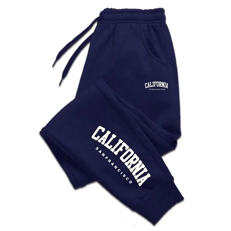 Baggy Streetwear California Graphic Sweatpants