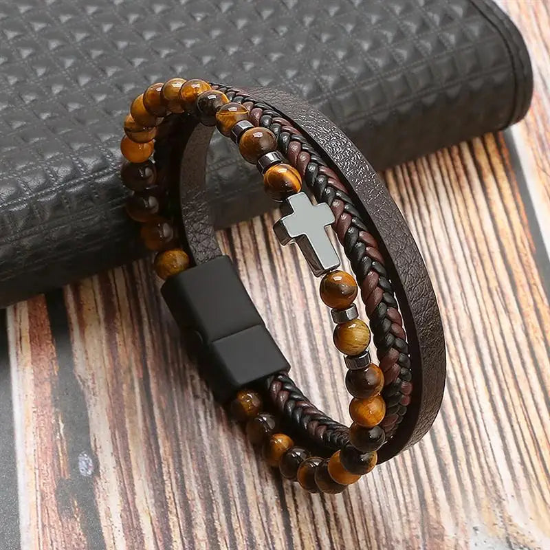 Men's Leather Bracelet