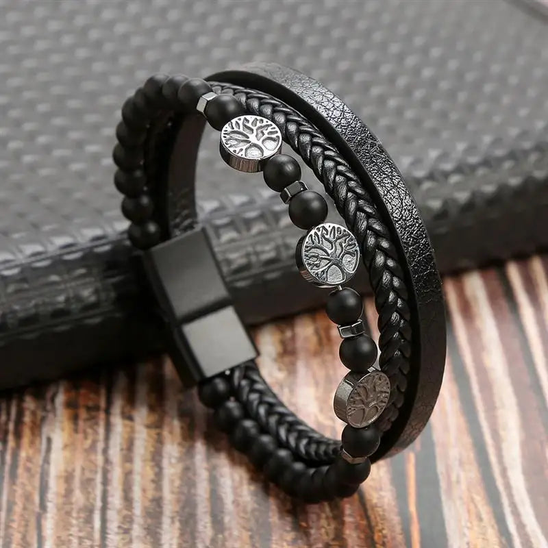 Men's Leather Bracelet