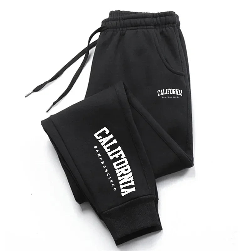 Baggy Streetwear California Graphic Sweatpants