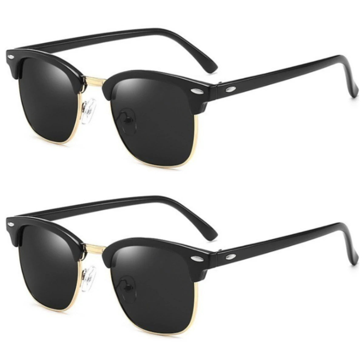 2025 New Style: 1PC Plastic Polarized Sunglasses, Unisex, Trendy, Versatile, Retro Style
