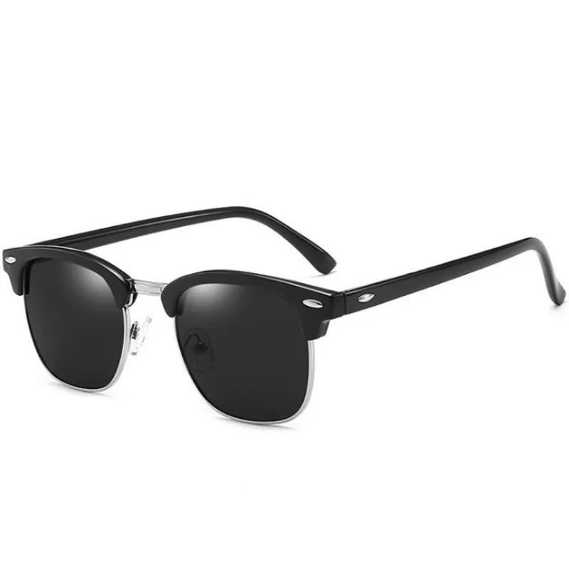 2025 New Style: 1PC Plastic Polarized Sunglasses, Unisex, Trendy, Versatile, Retro Style