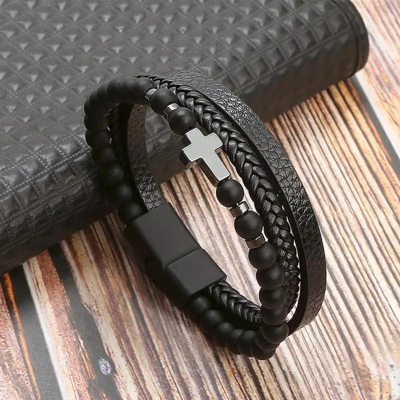 Men's Leather Bracelet