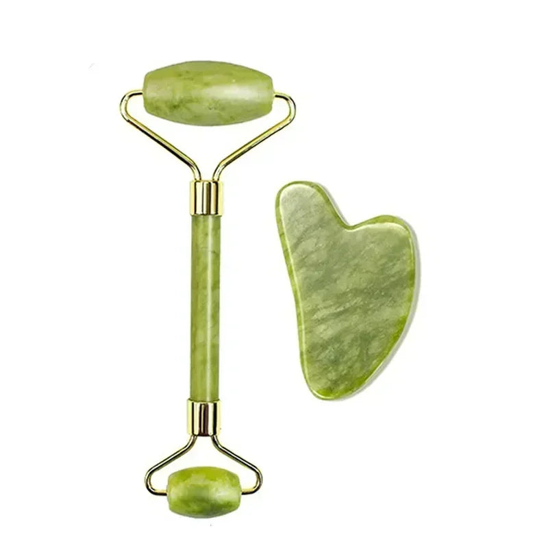 Natural Jade Face Roller Gua Sha Natural Stone