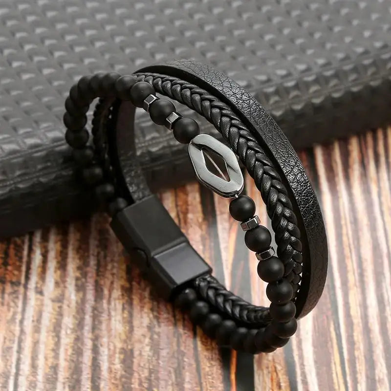 Men's Leather Bracelet