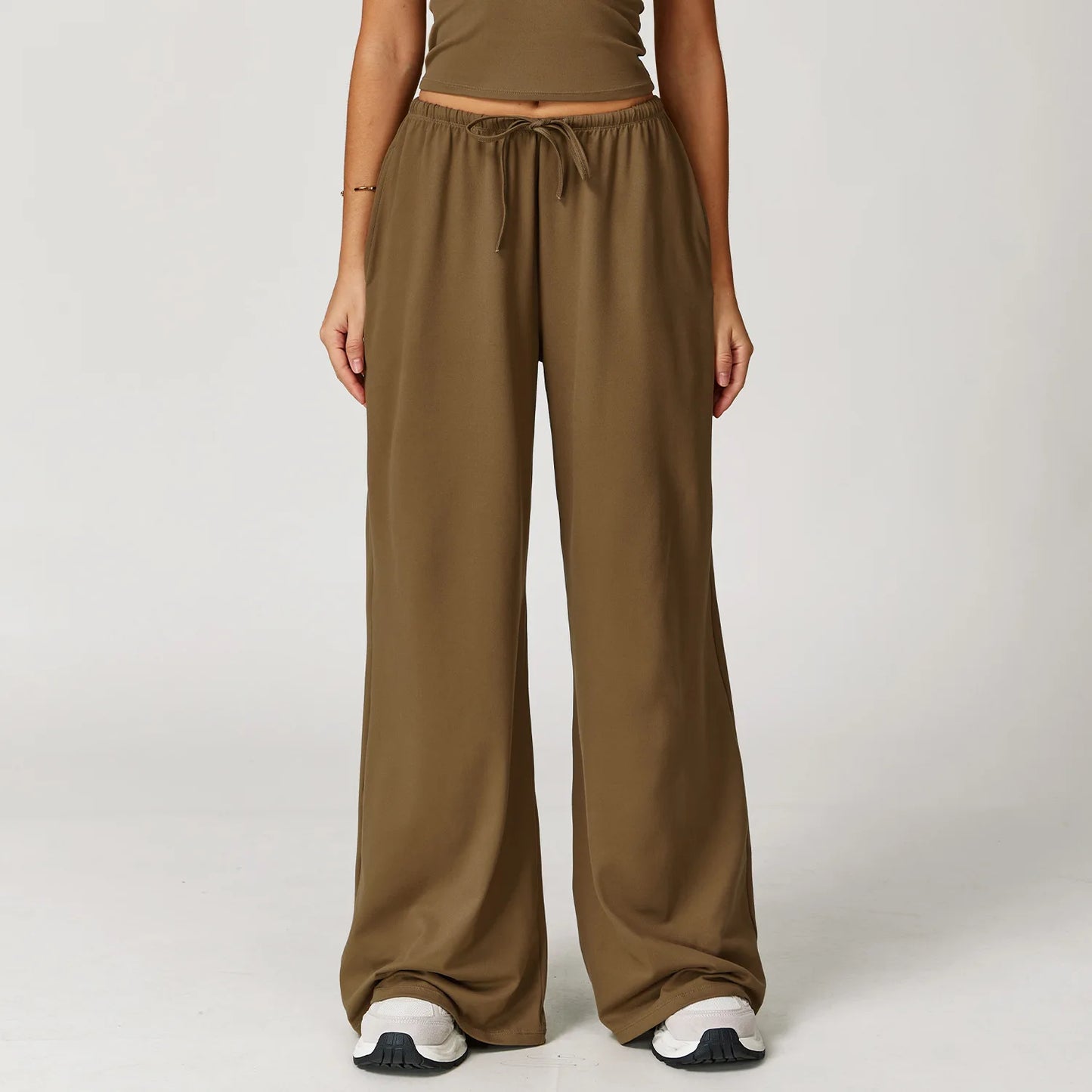 High Waist Wide-Legged Sweatpants