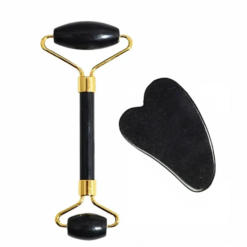 Natural Jade Face Roller Gua Sha Natural Stone